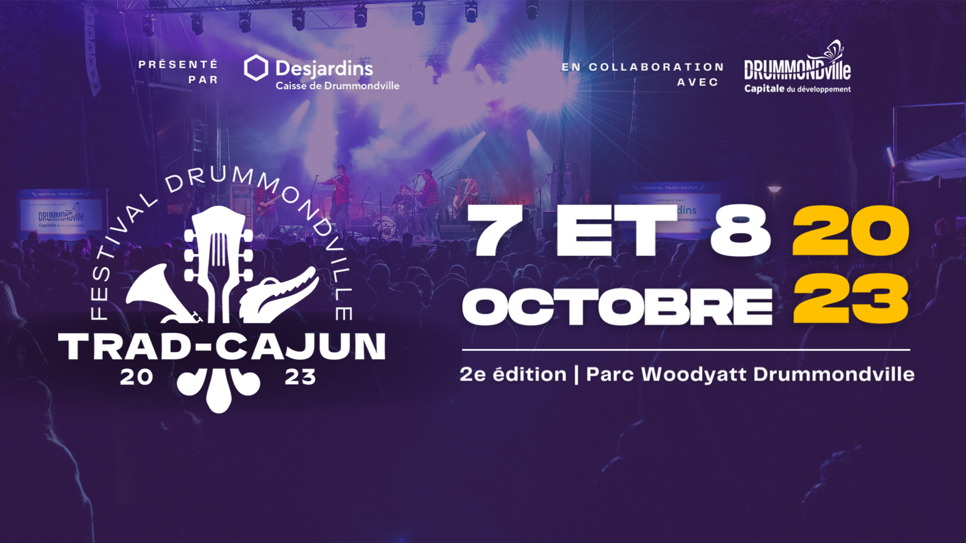 Programmation 2023 Festival TradCajun de Drummondville